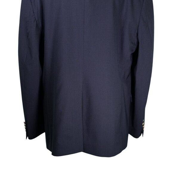 Jos. A. Bank Mens Blazer 48L Navy Blue Wool Sport Coat Traditional Fit Jacket - Picture 10 of 10